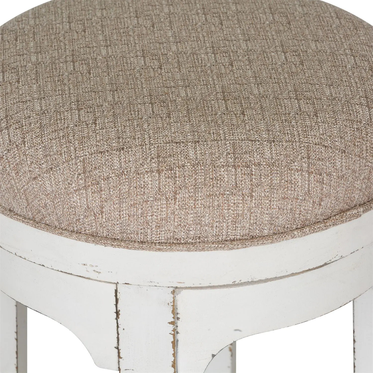 244-OT9003 Magnolia Manor Antique White Swivel Counter Height Stool-5