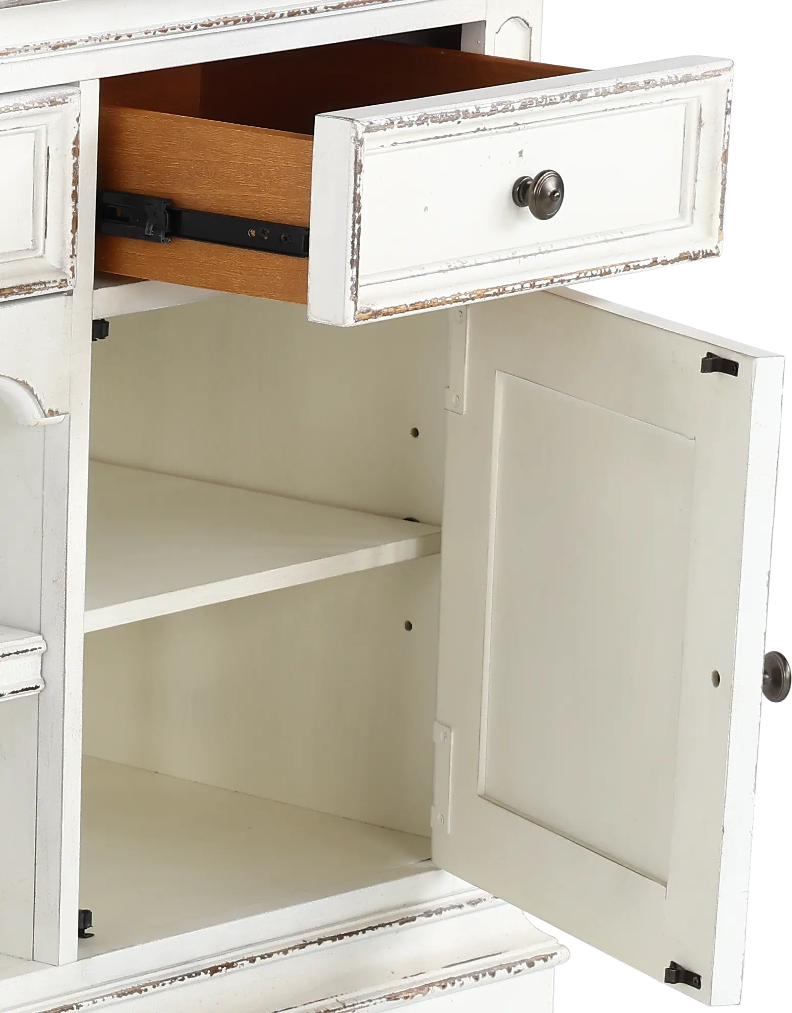 244-TV70 Magnolia Manor White 70  TV Stand-7