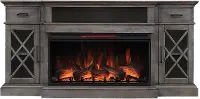 Hamilton Gray 70  Fireplace TV Stand