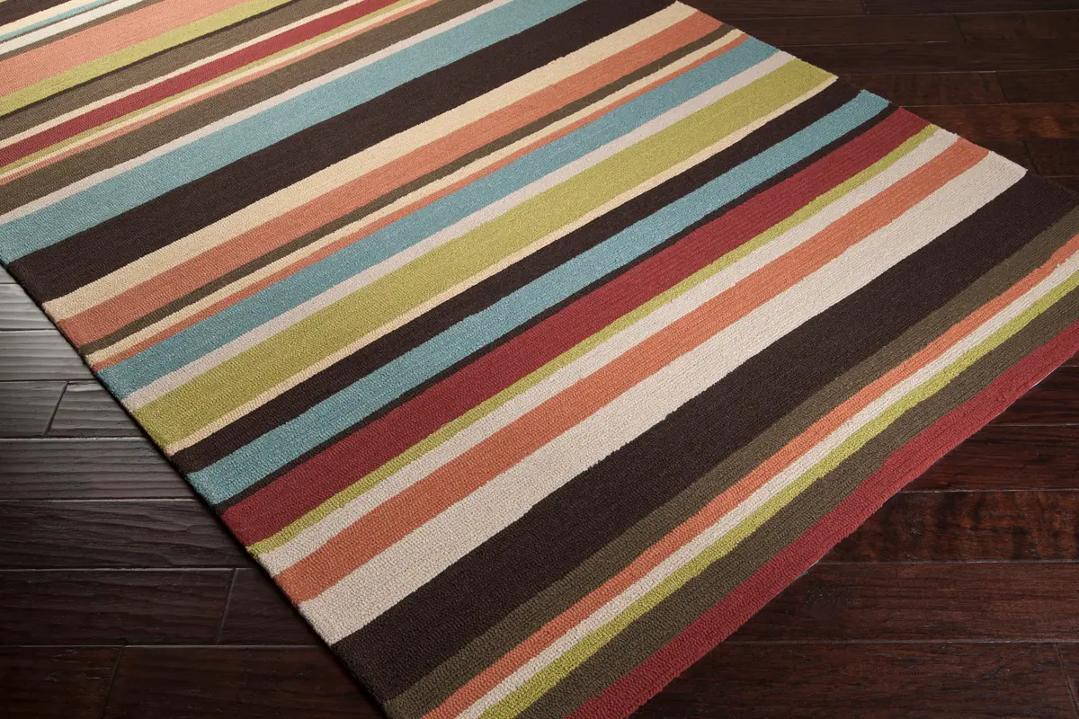 RAI1091-58/5X8RIAN 5 x 8 Medium Multi-Colored Indoor-Outdoor Rug - Rain-2
