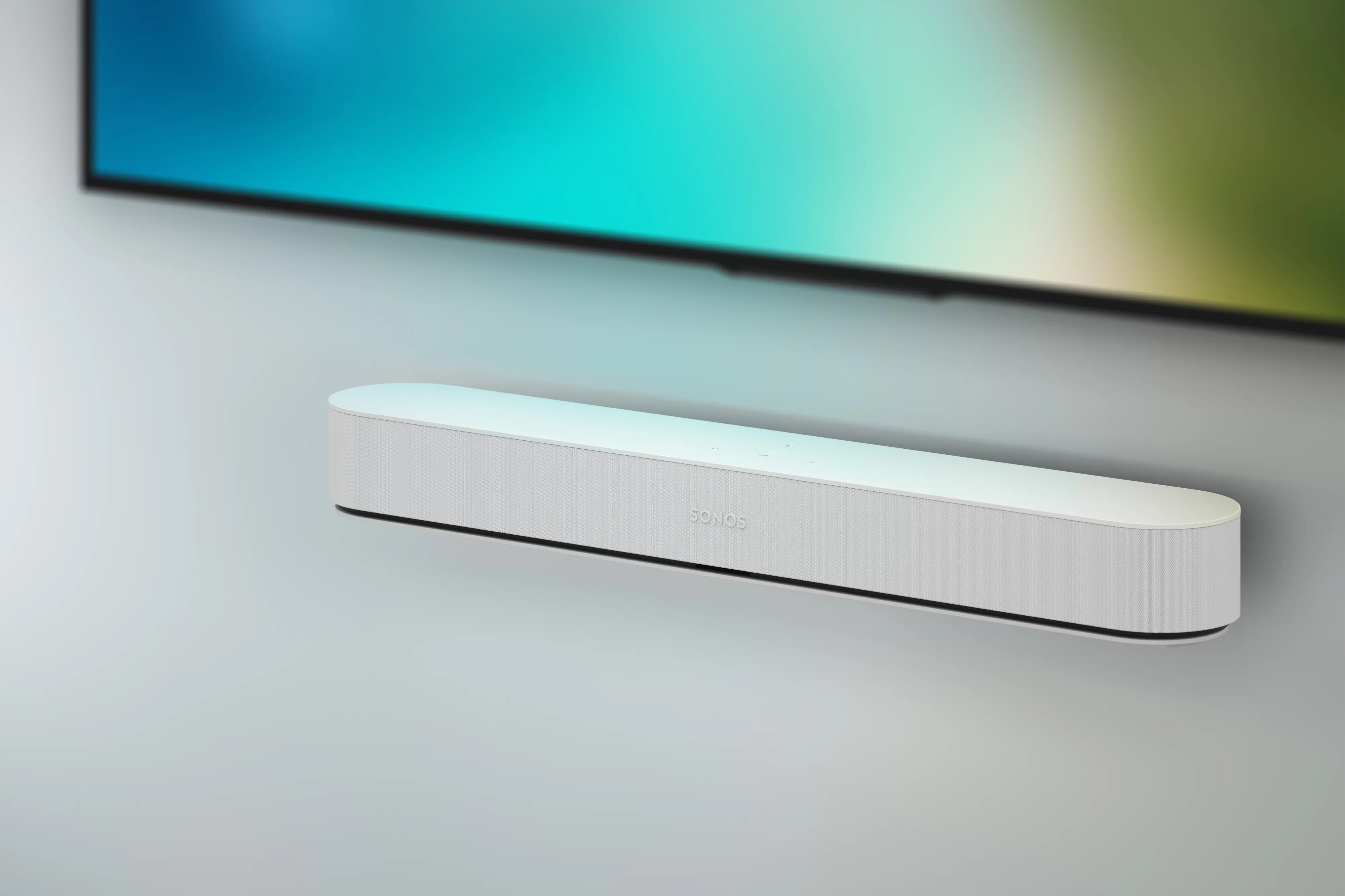 BM1WMWW1 Sonos White Wall Mount for Sonos Beam-4