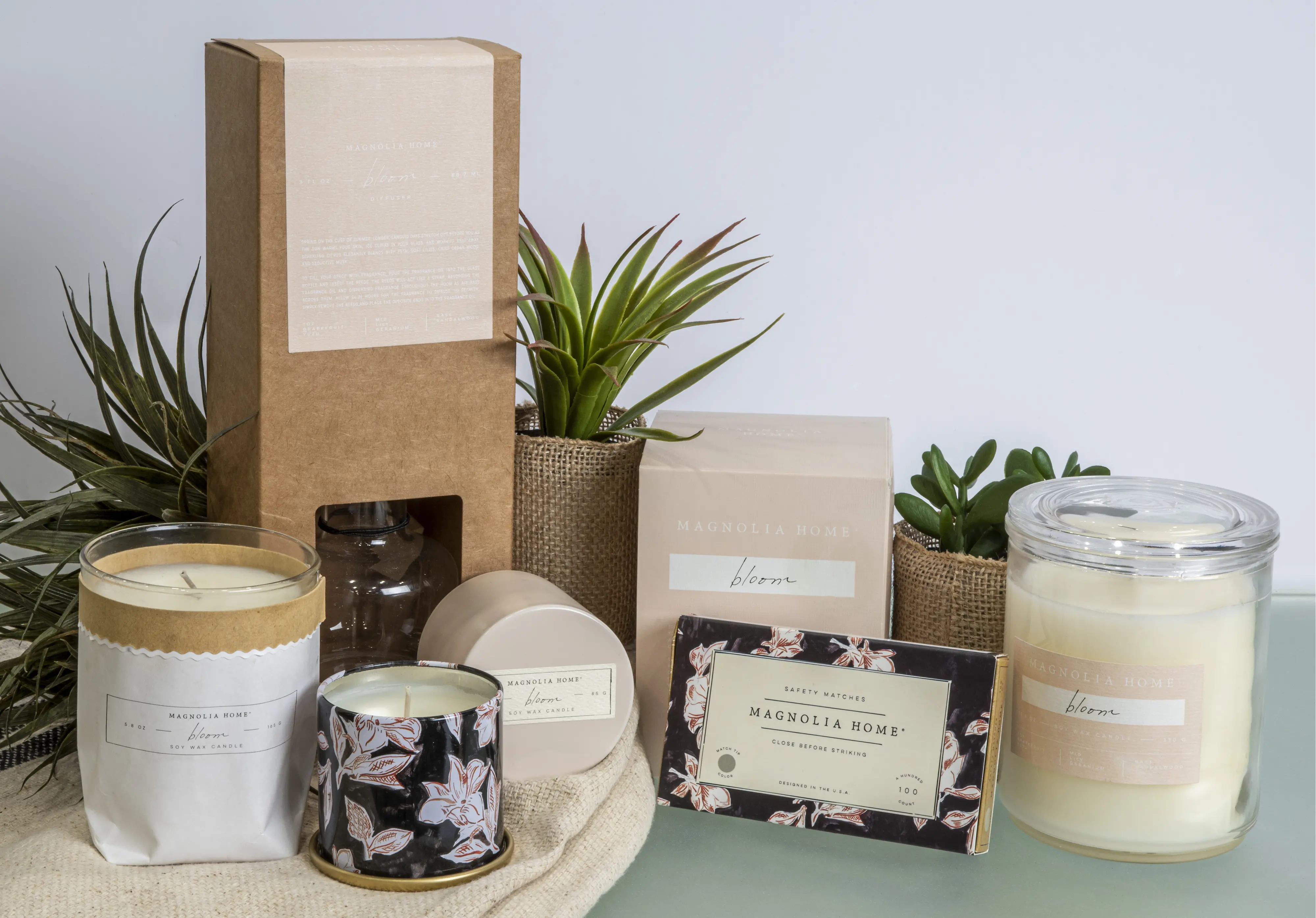 Magnolia Home Furniture 3oz Bloom Demi Tin Candle-2