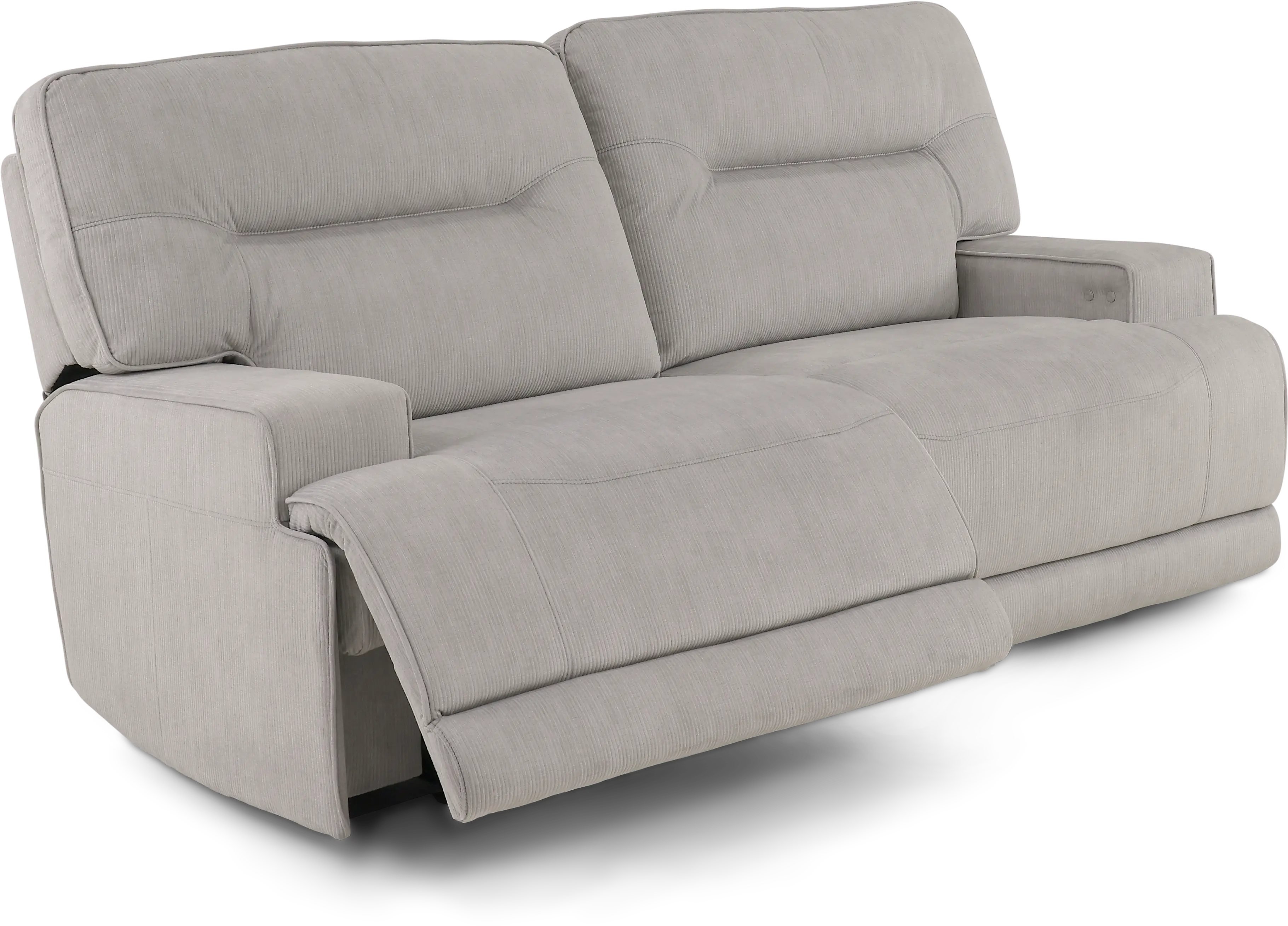Stanza Sterling Gray Power Reclining Sofa-6