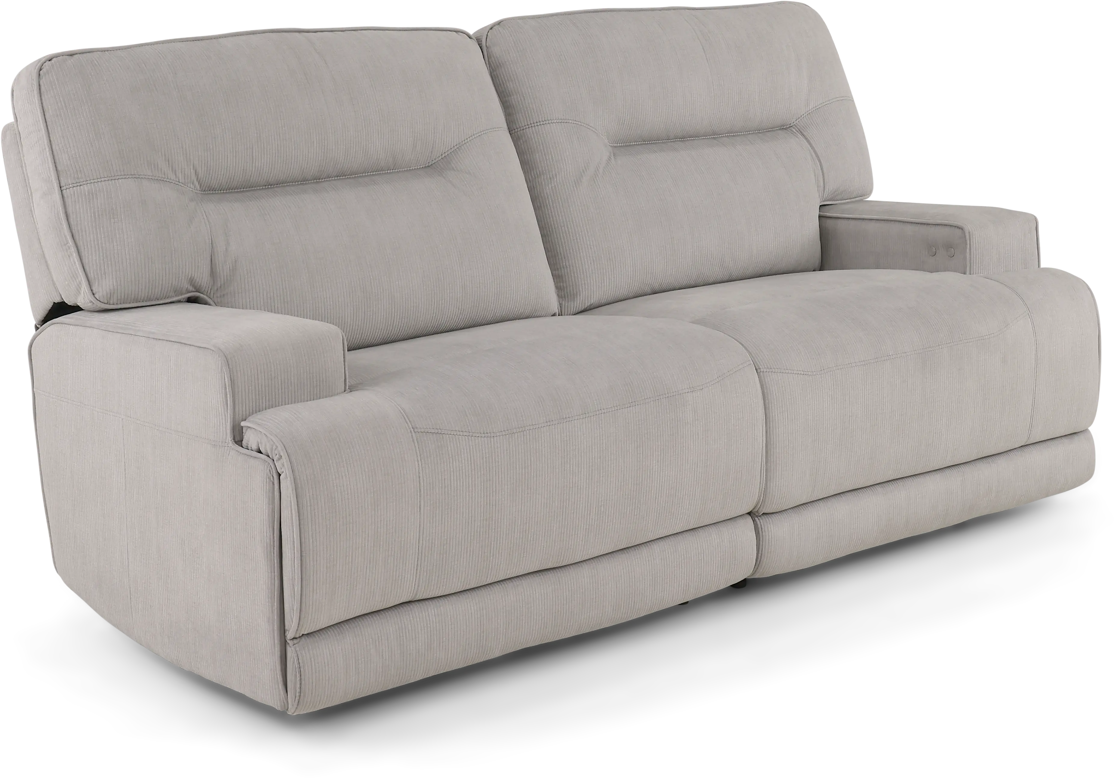 Stanza Sterling Gray Power Reclining Sofa-7