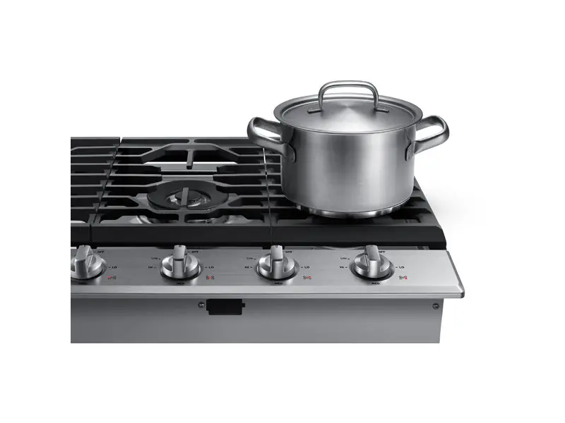 NA30N6555TS Samsung 30 Inch Smart Gas Cooktop - Stainless Steel-6