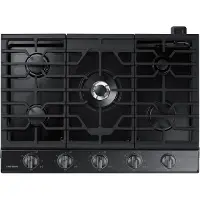 NA30N6555TG Samsung 30 Inch Smart Gas Cooktop - Black Stainless Steel