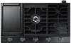 NA36N6555TG Samsung 36 Inch Smart Gas Cooktop with Griddle - Black Stainless Steel