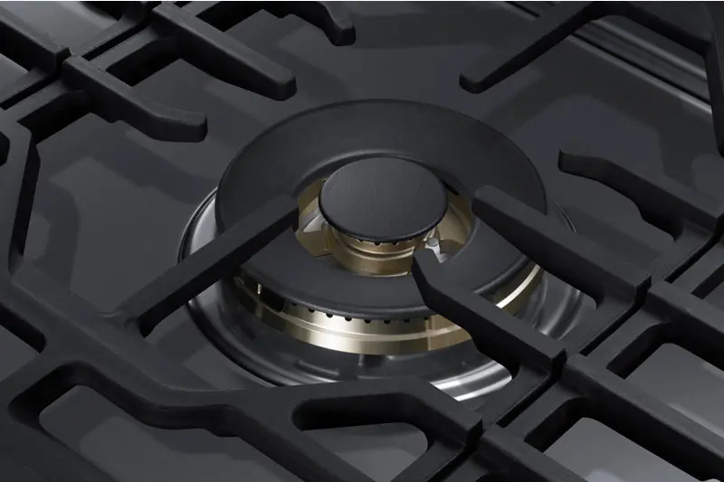 NA30N7755TS Samsung 30 Inch Dual Power Burner Smart Gas Cooktop - Stainless Steel-5