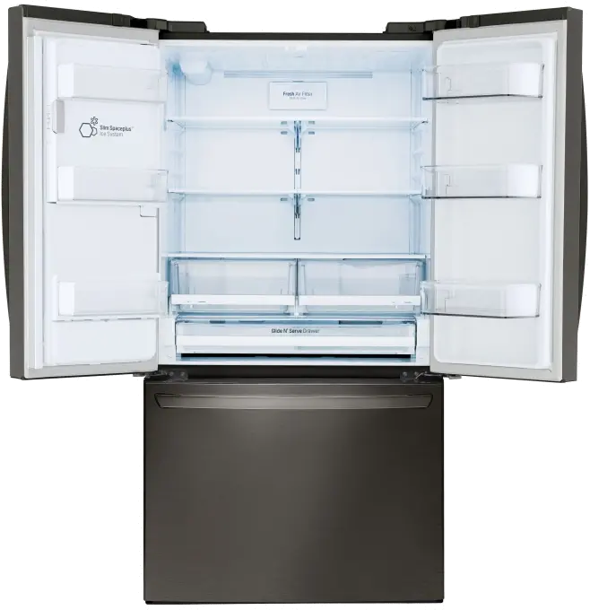 LFXS26973D LG 26.2 cu ft French Door Refrigerator - Black Stainless Steel-3