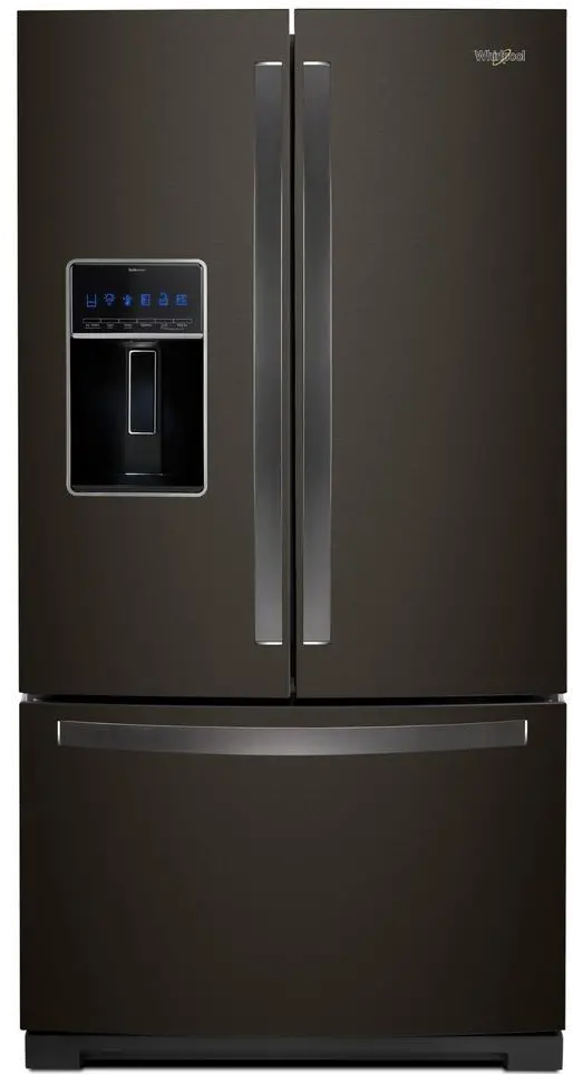 WRF757SDHV Whirlpool 26.8 cu ft French Door Refrigerator - Black Stainless Steel-2