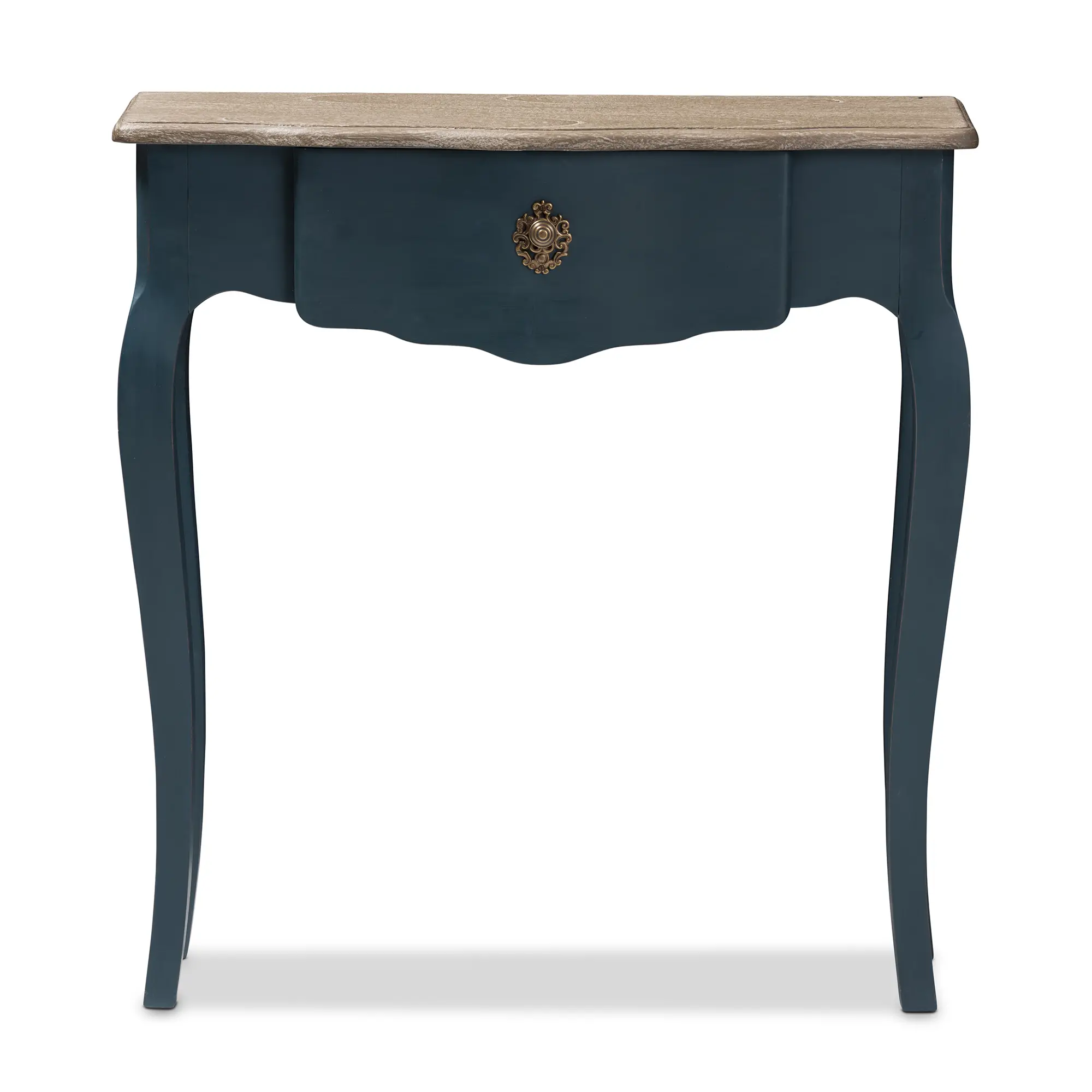 146-8179-RCW Provincial Blue Console Table-2
