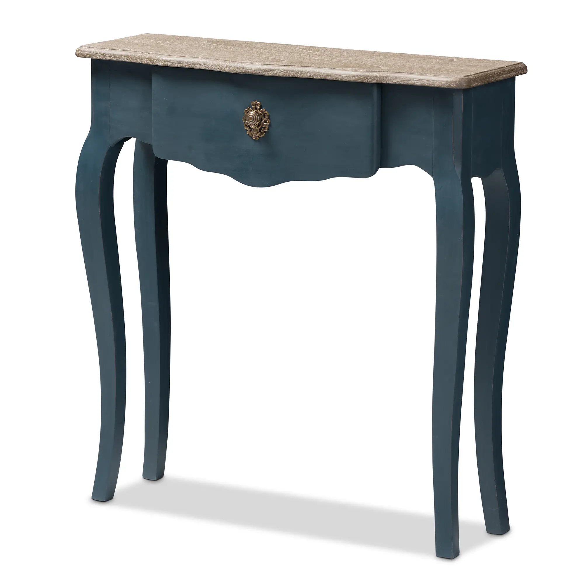 146-8179-RCW Provincial Blue Console Table-3