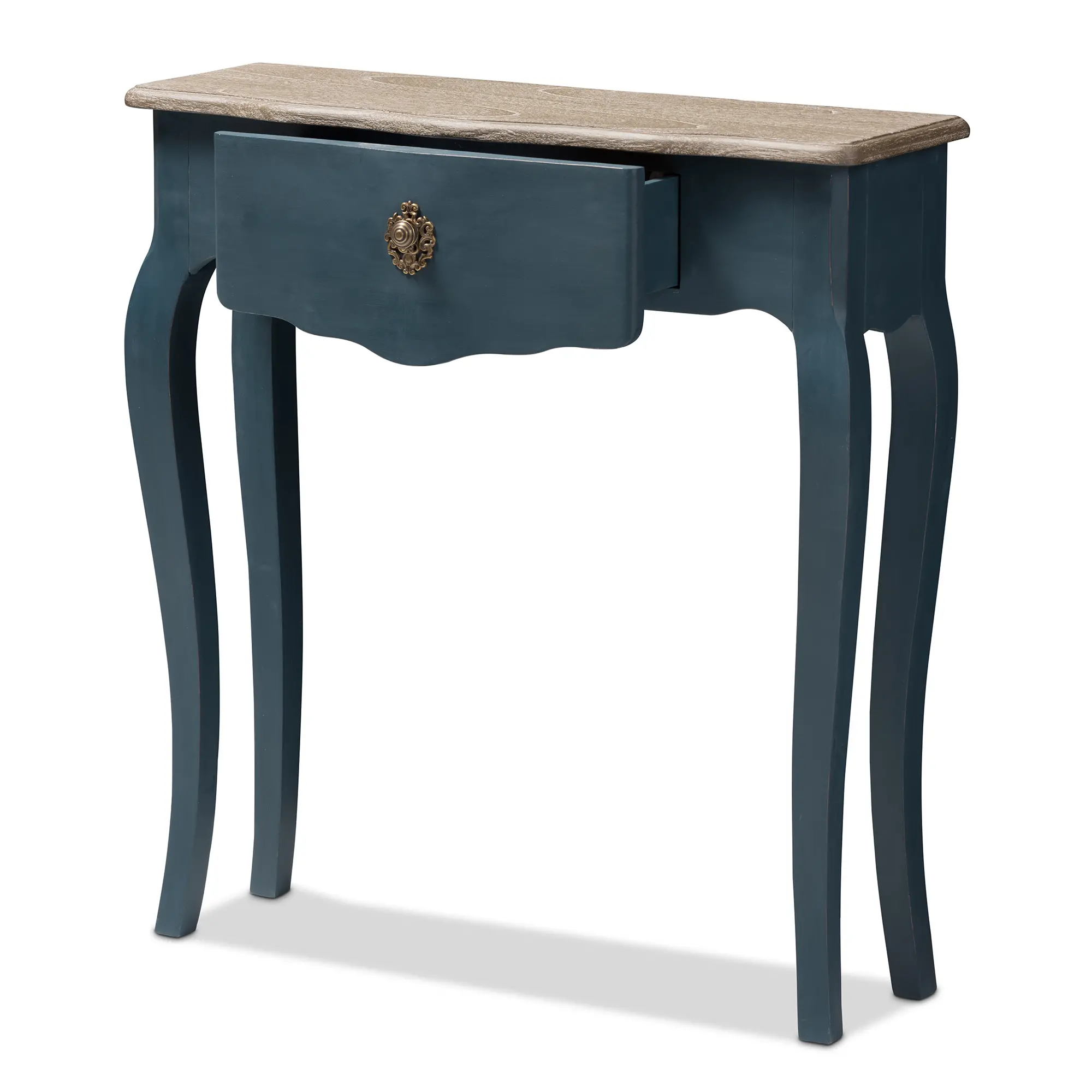 146-8179-RCW Provincial Blue Console Table-4