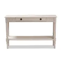 147-8190-RCW Country Cottage White Console Table