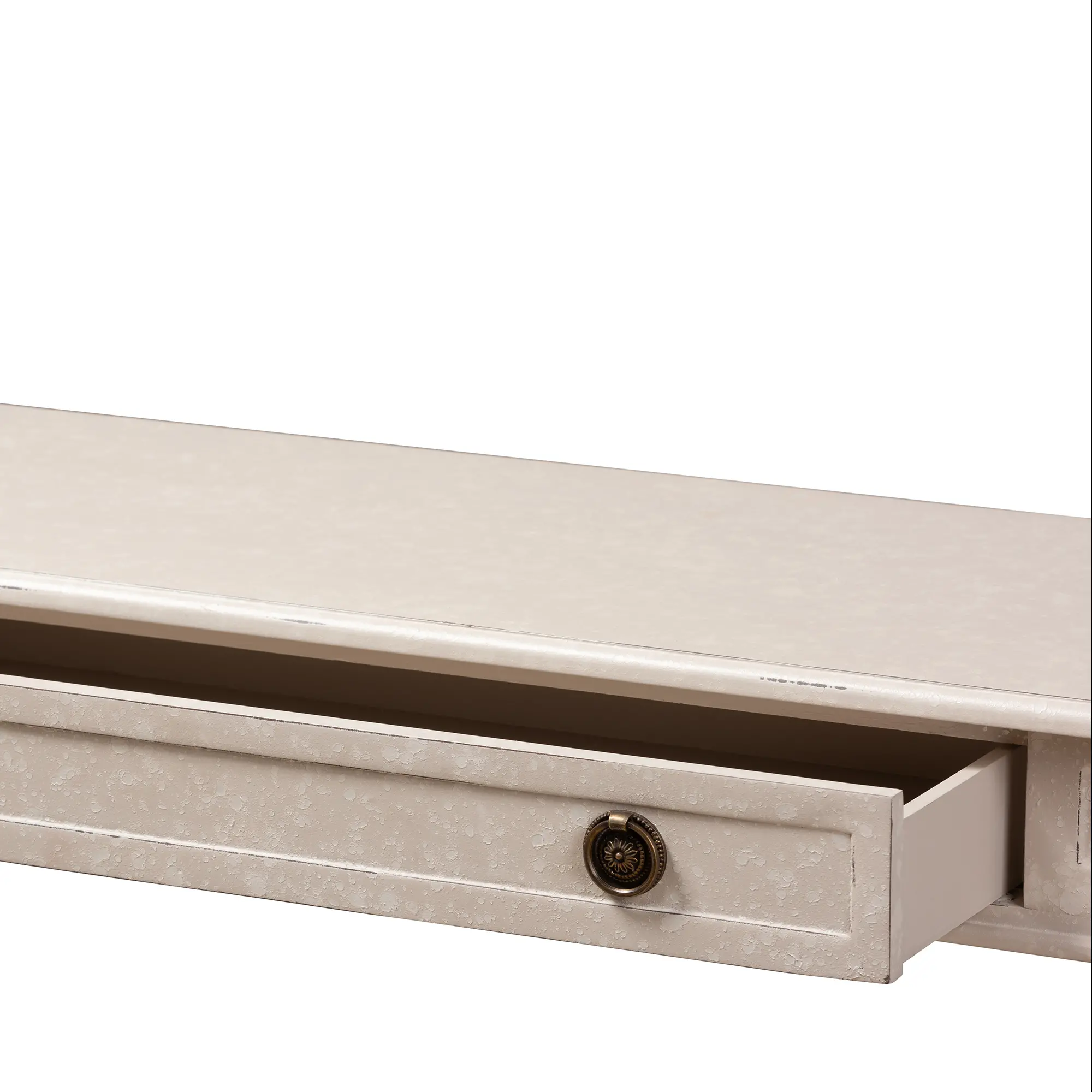 147-8190-RCW Country Cottage White Console Table-6