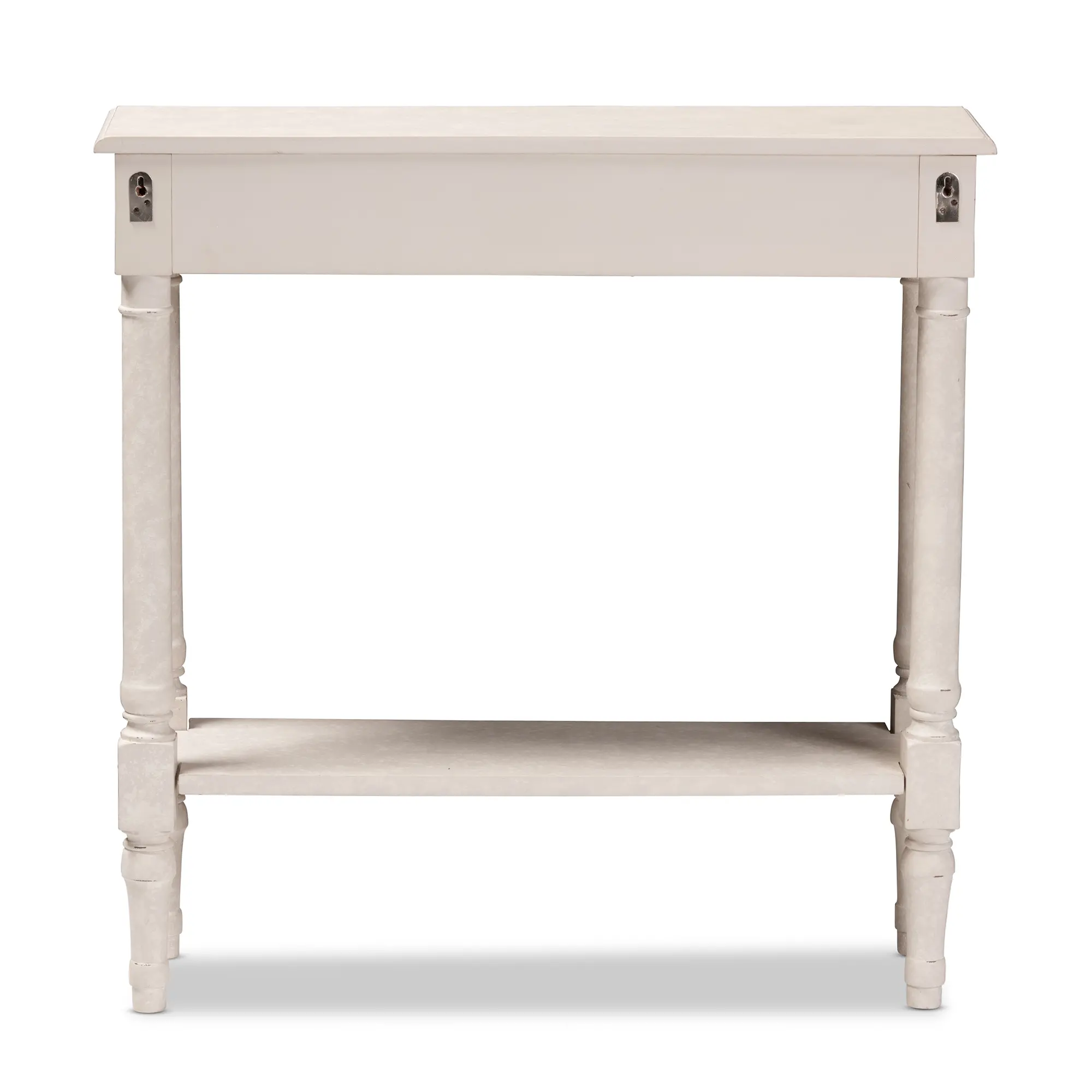 147-8188-RCW Country Cottage Whitewashed Console Table-6