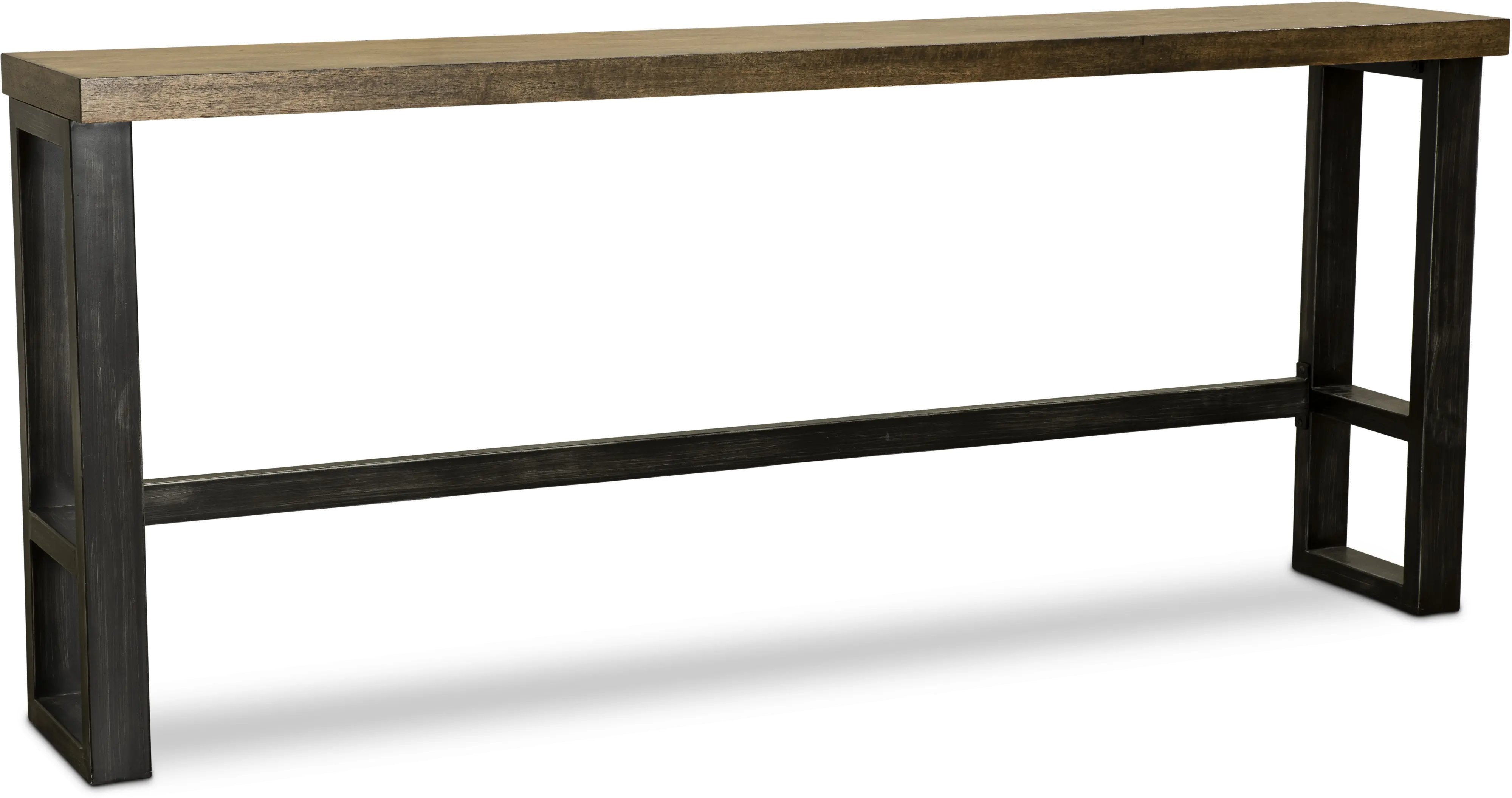 Chandler Brown Rustic Console Table-4