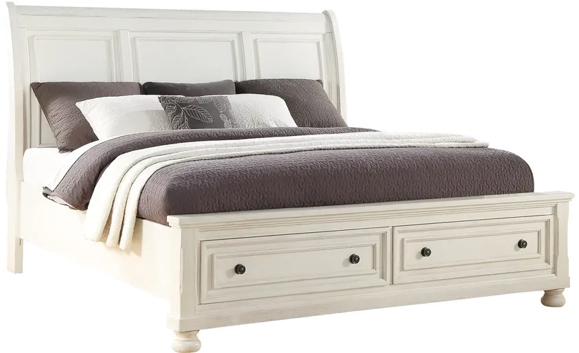 Stella Off-White Queen Storage Bed-1