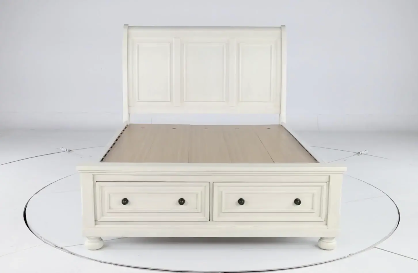 Stella Off-White Queen Storage Bed-12