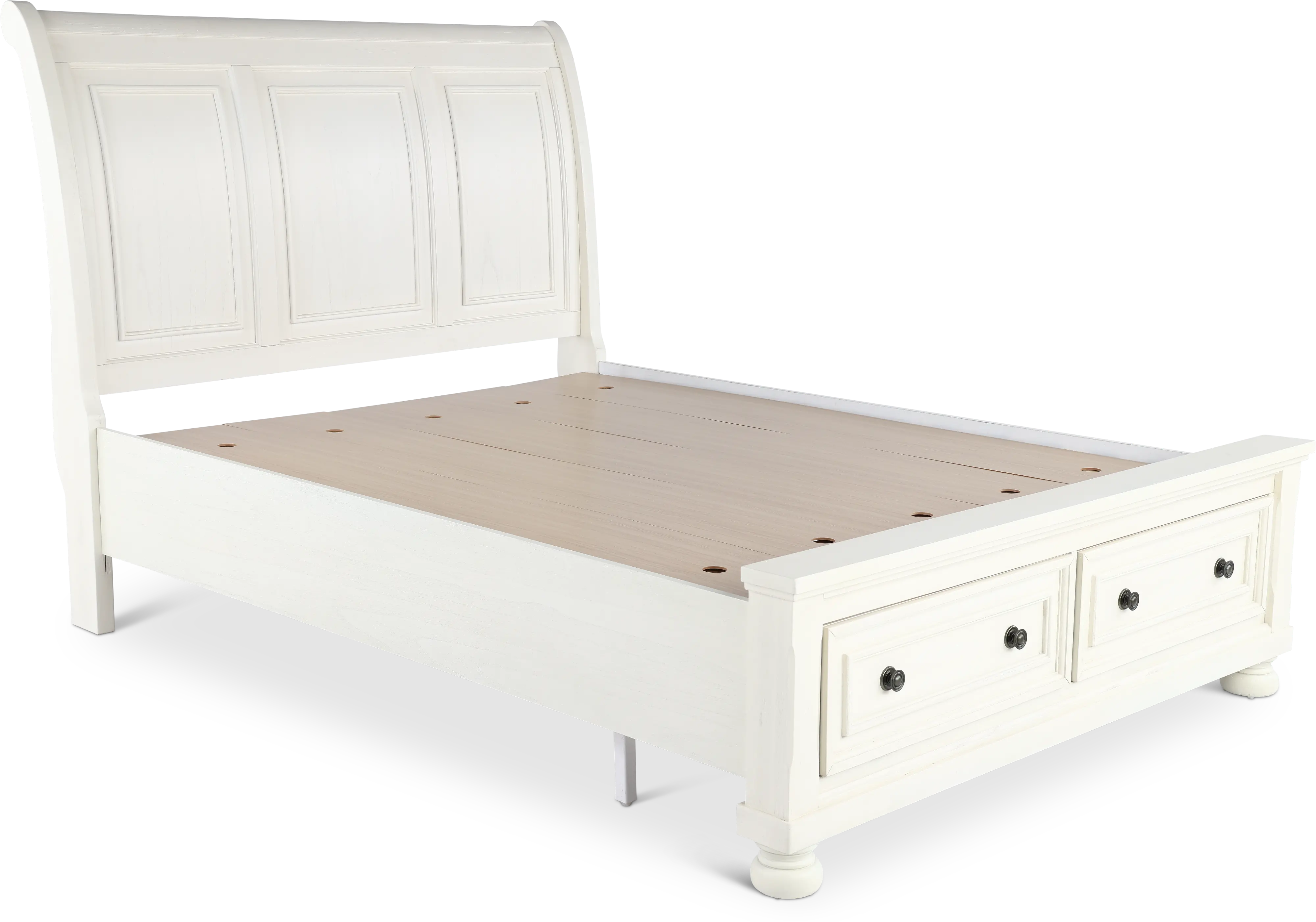 Stella Off-White Queen Storage Bed-6