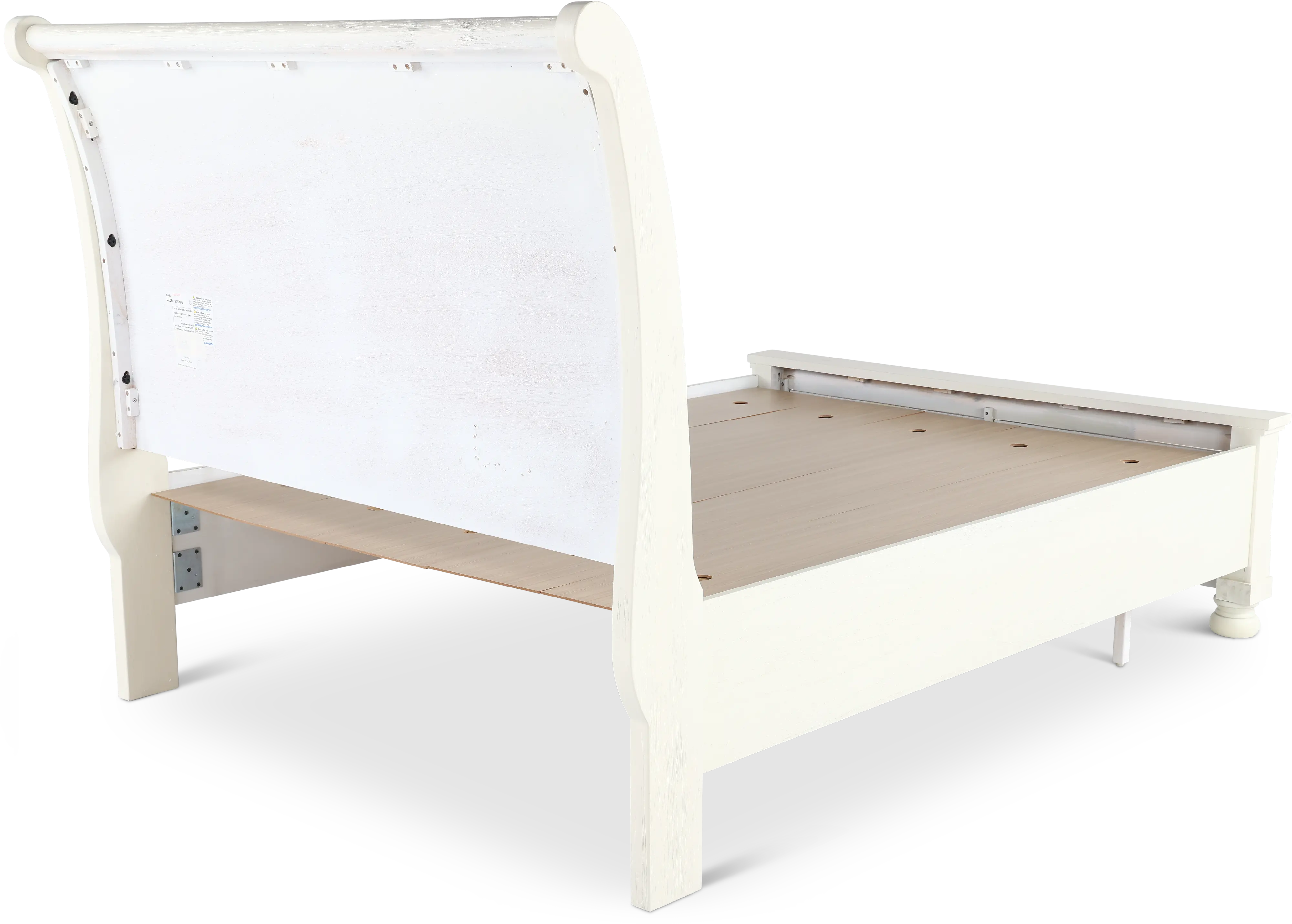 Stella Off-White Queen Storage Bed-8