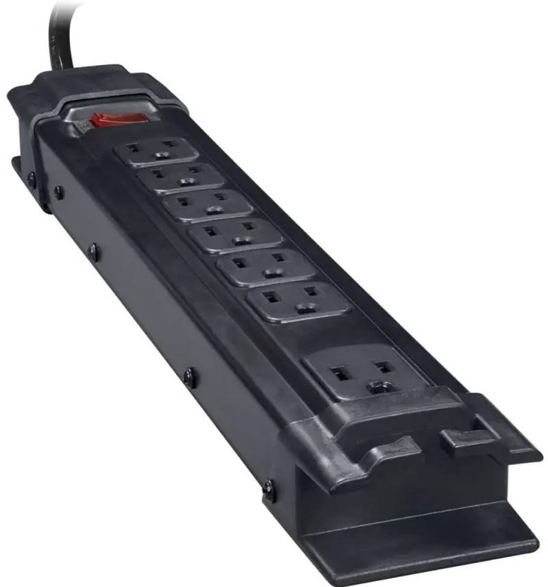 7 Outlet Surge Protector Power Strip with Metal Case