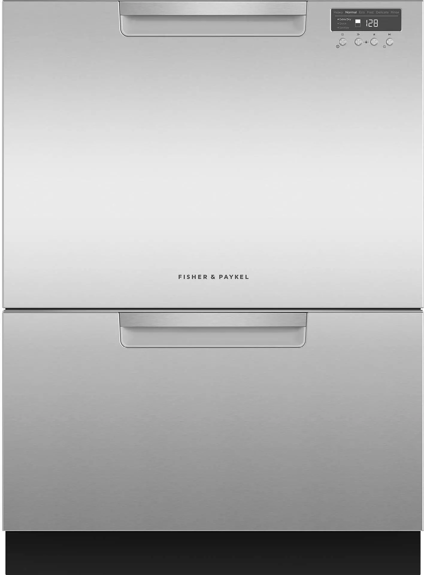 DD24DCTX9N Fisher and Paykel Double DishDrawer - Stainless Steel-1