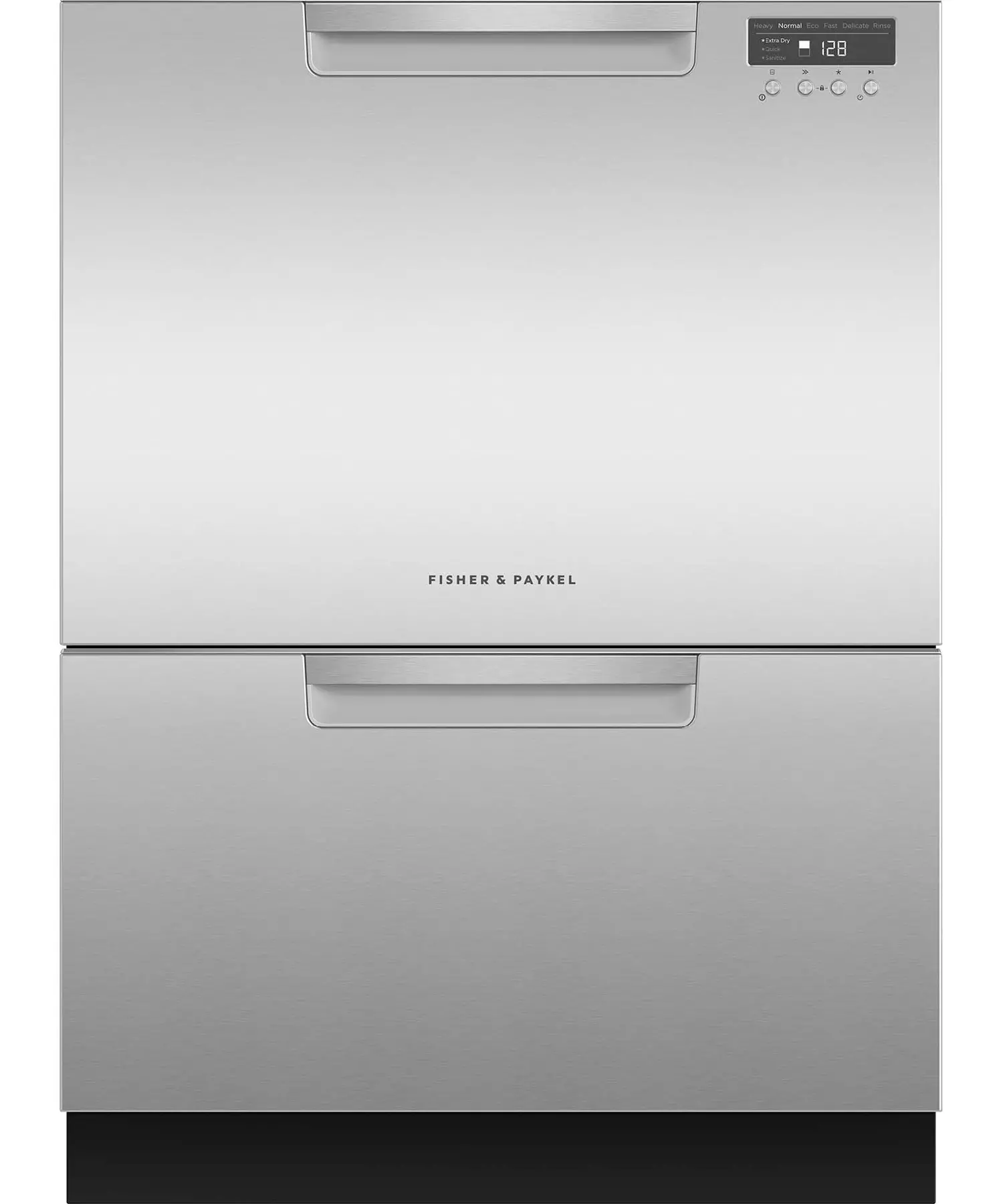 DD24DCTX9N Fisher and Paykel Double DishDrawer - Stainless Steel-1