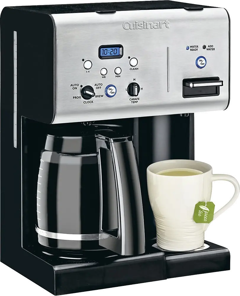 CHW-12 Cuisinart Coffee Plus 12 Cup Programmable Coffee Maker Plus Hot Water System-6