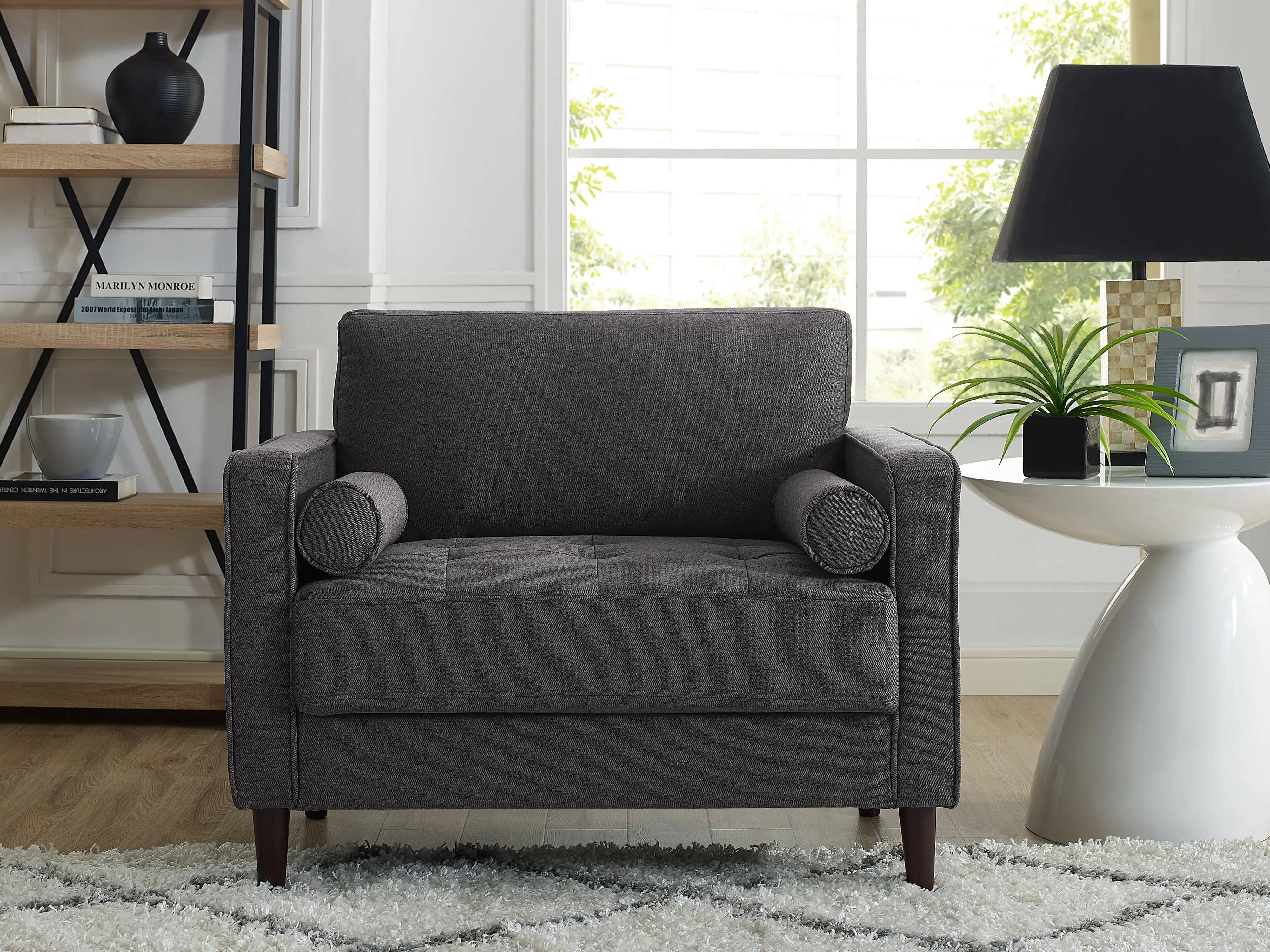 LKLGF2SP1GU3073 Lawrence Mid Century Modern Dark Gray Chair-2