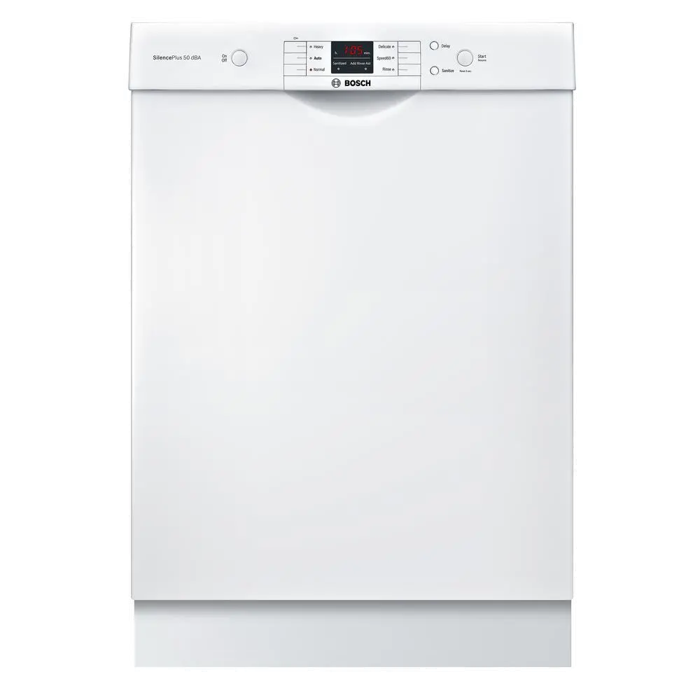 SHEM3AY52N Bosch 100 Series Front Control Dishwasher - White-2