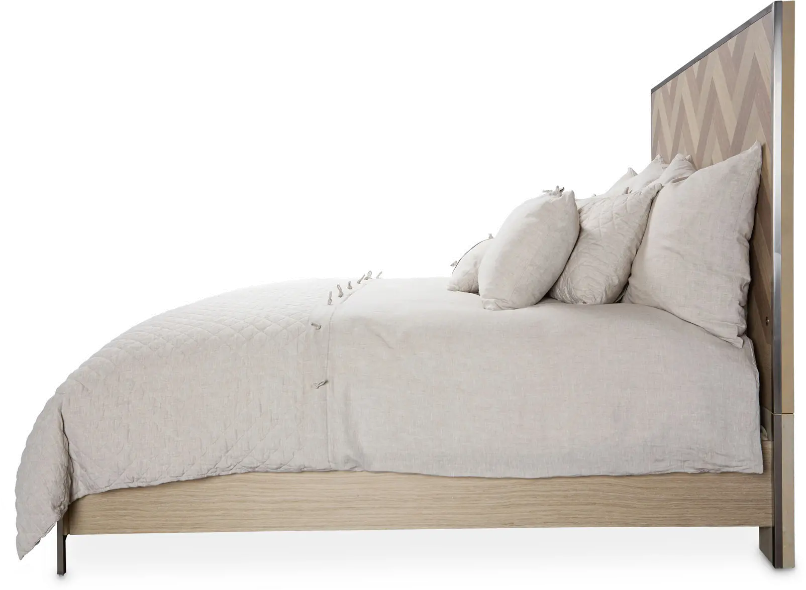 Modern Sand and Oak Queen Bed - Silverlake Village-4