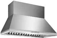 HPCN48WS Thermador Professional Chimney Hood - 48 Inch Stainless Steel