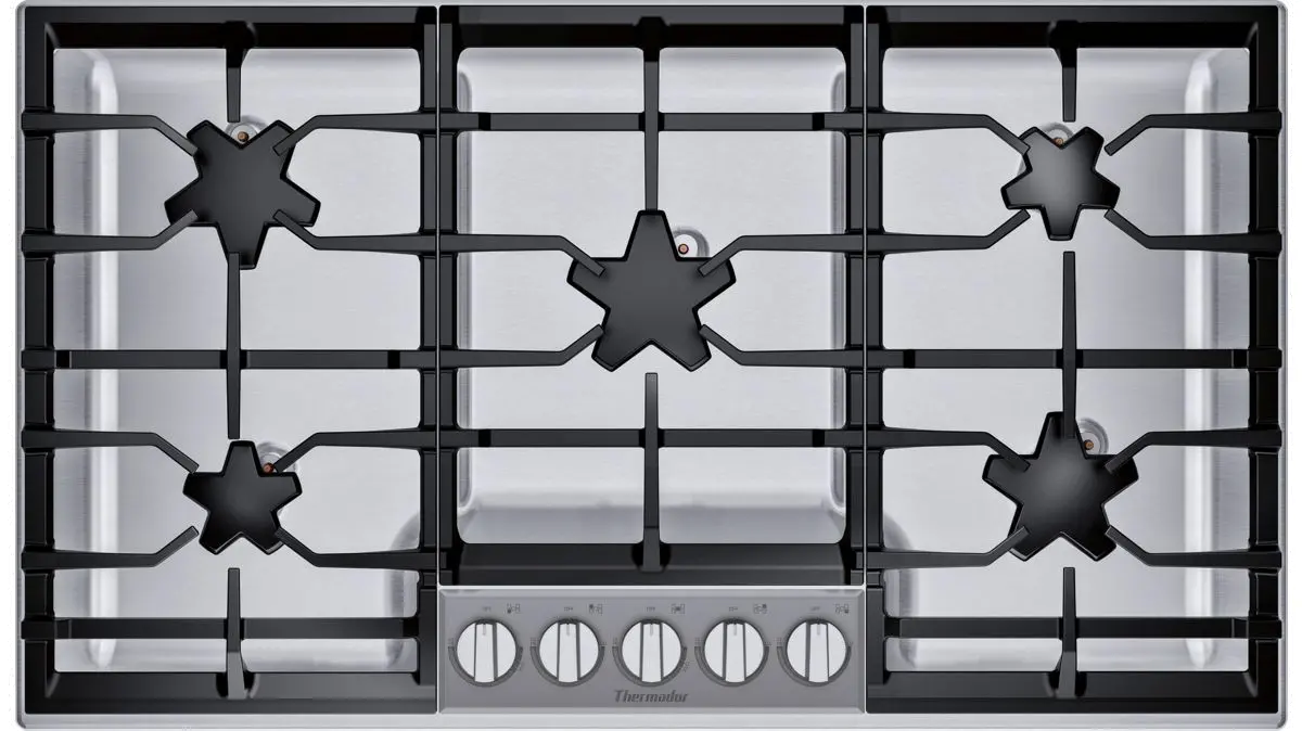 SGSXP365TS Thermador 36 Inch Gas Cooktop - Stainless Steel-1