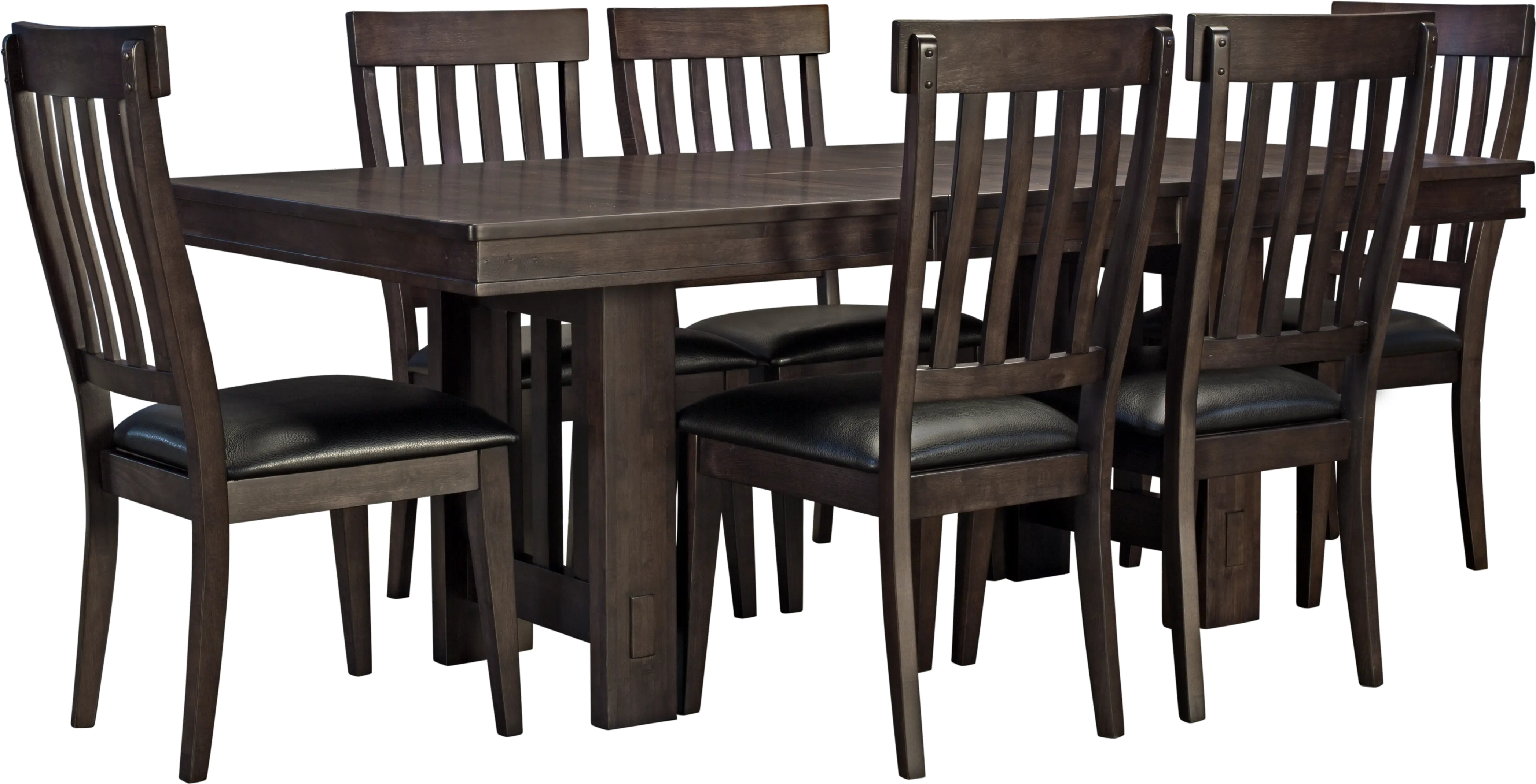Bremerton Gray Brown 5 Piece Dining Set-1