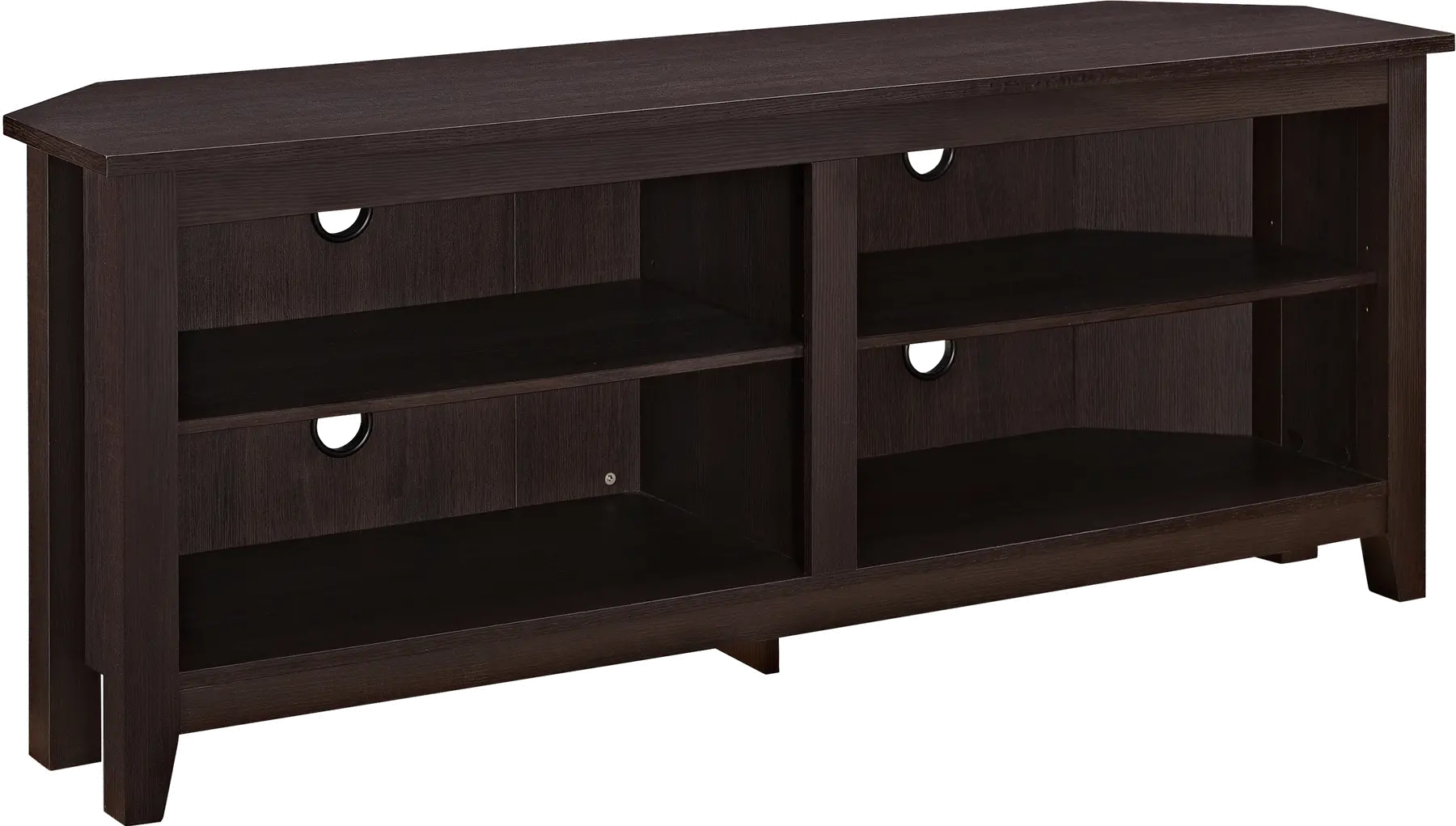 W58CCRES Whitney Espresso 58 Inch Corner TV Stand - Walker Edison-3