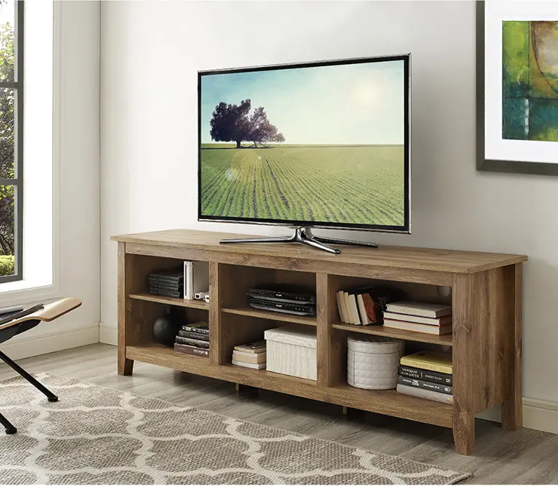 Whitney Barnwood 70 Inch TV Stand