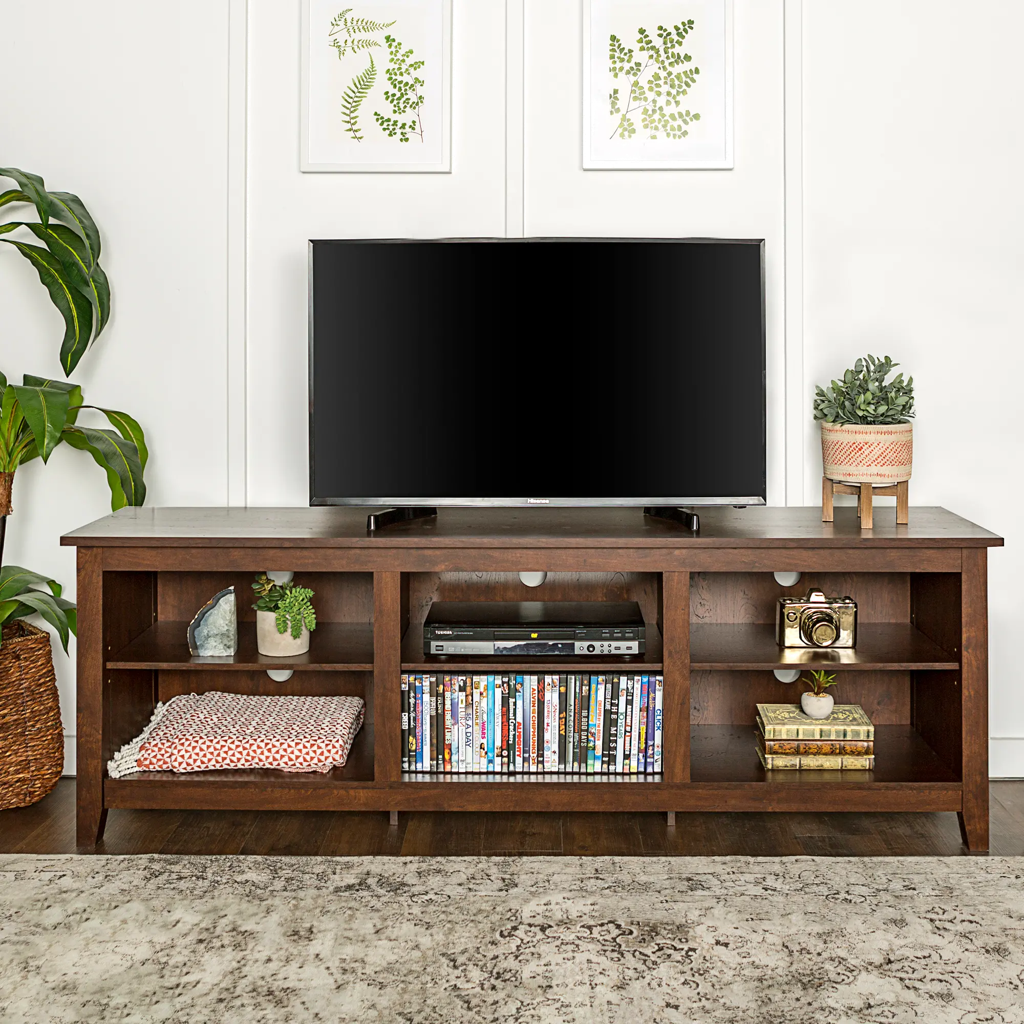 W70CSPTB Whitney 70 Inch Walnut Brown TV Stand - Walker Edison-1