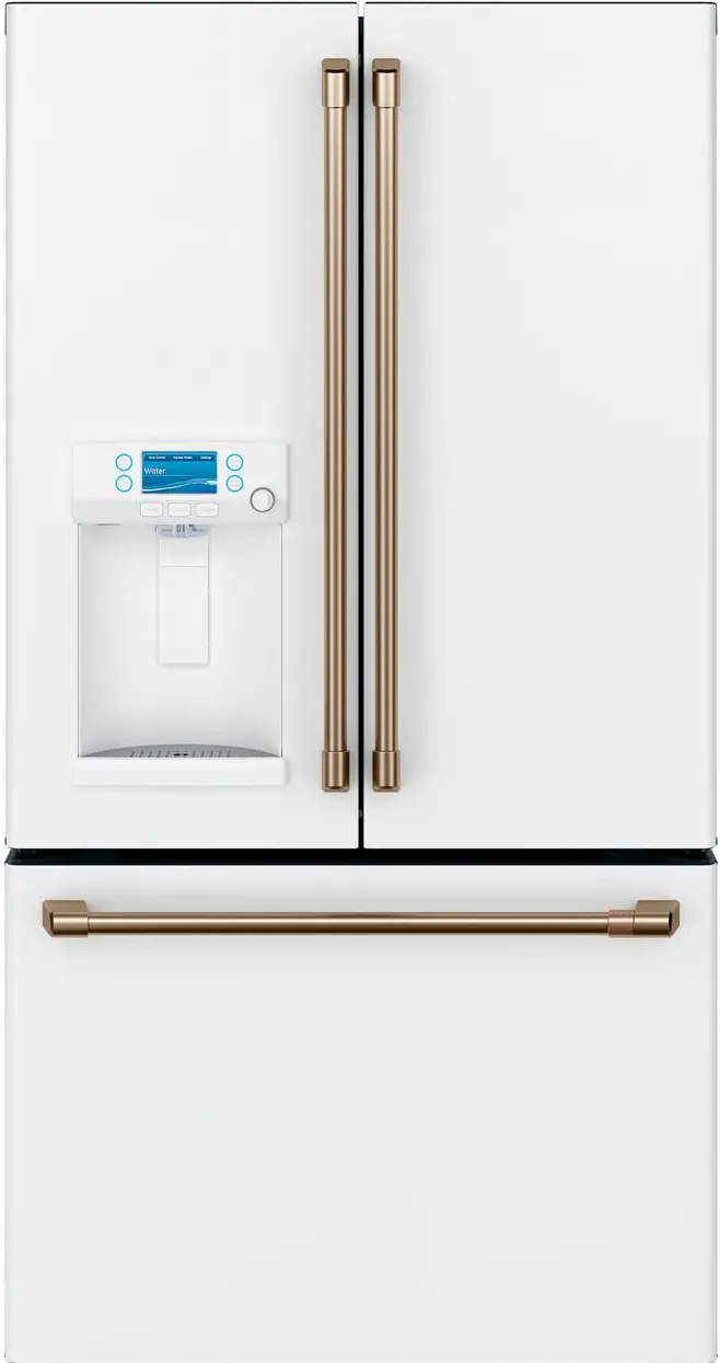 CYE22TP4MW2 Cafe 22.2 cu ft French Door Refrigerator - Counter Depth Matte White-2