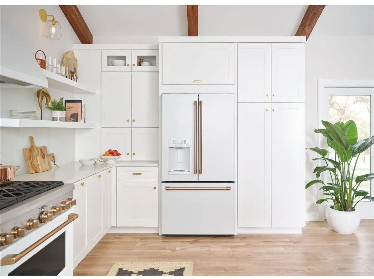 CYE22TP4MW2 Cafe 22.2 cu ft French Door Refrigerator - Counter Depth Matte White-7