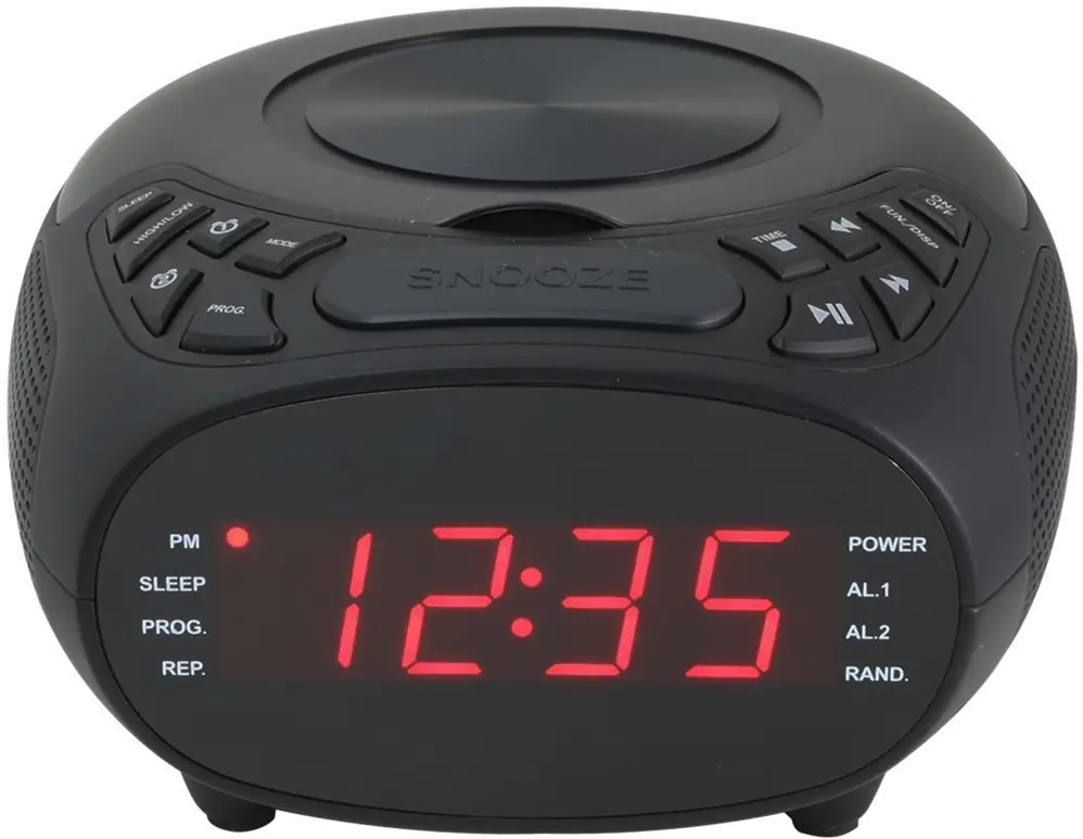 CC318B/CLOCK GPX CD Player Clock Radio-1