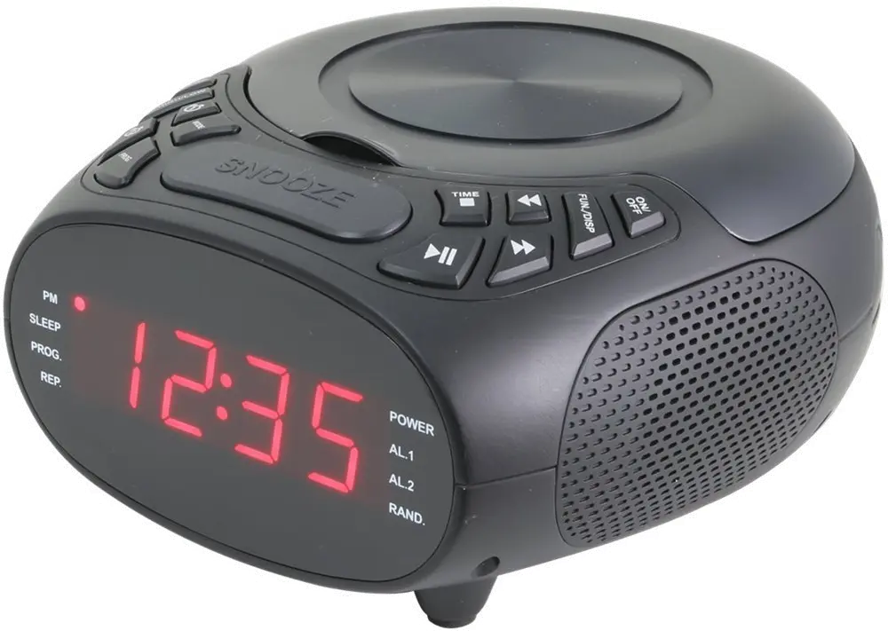 CC318B/CLOCK GPX CD Player Clock Radio-2