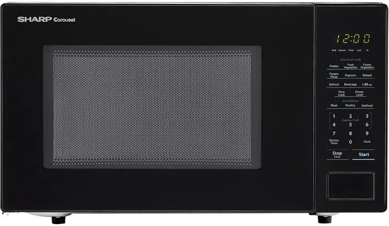 Sharp Countertop Microwave -1.1 cu. ft. Black