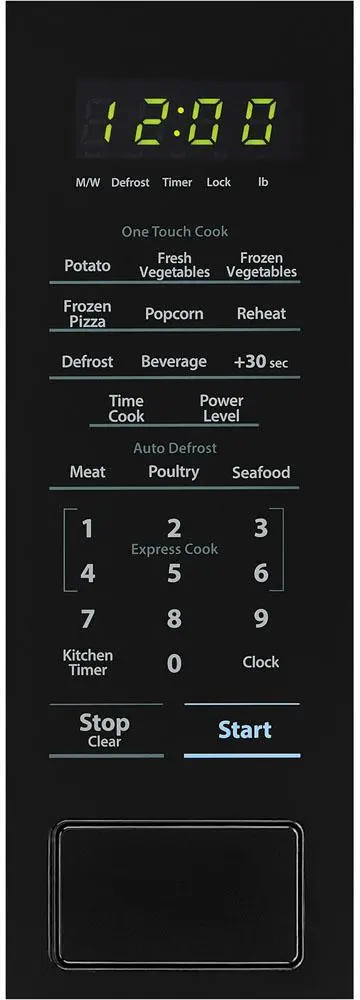 SMC1131CB Sharp Countertop Microwave -1.1 cu. ft. Black-3