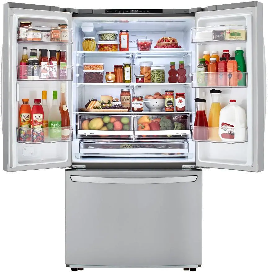 LFCC22426S LG 22.8 cu ft French Door Refrigerator - Counter Depth Stainless Steel-4