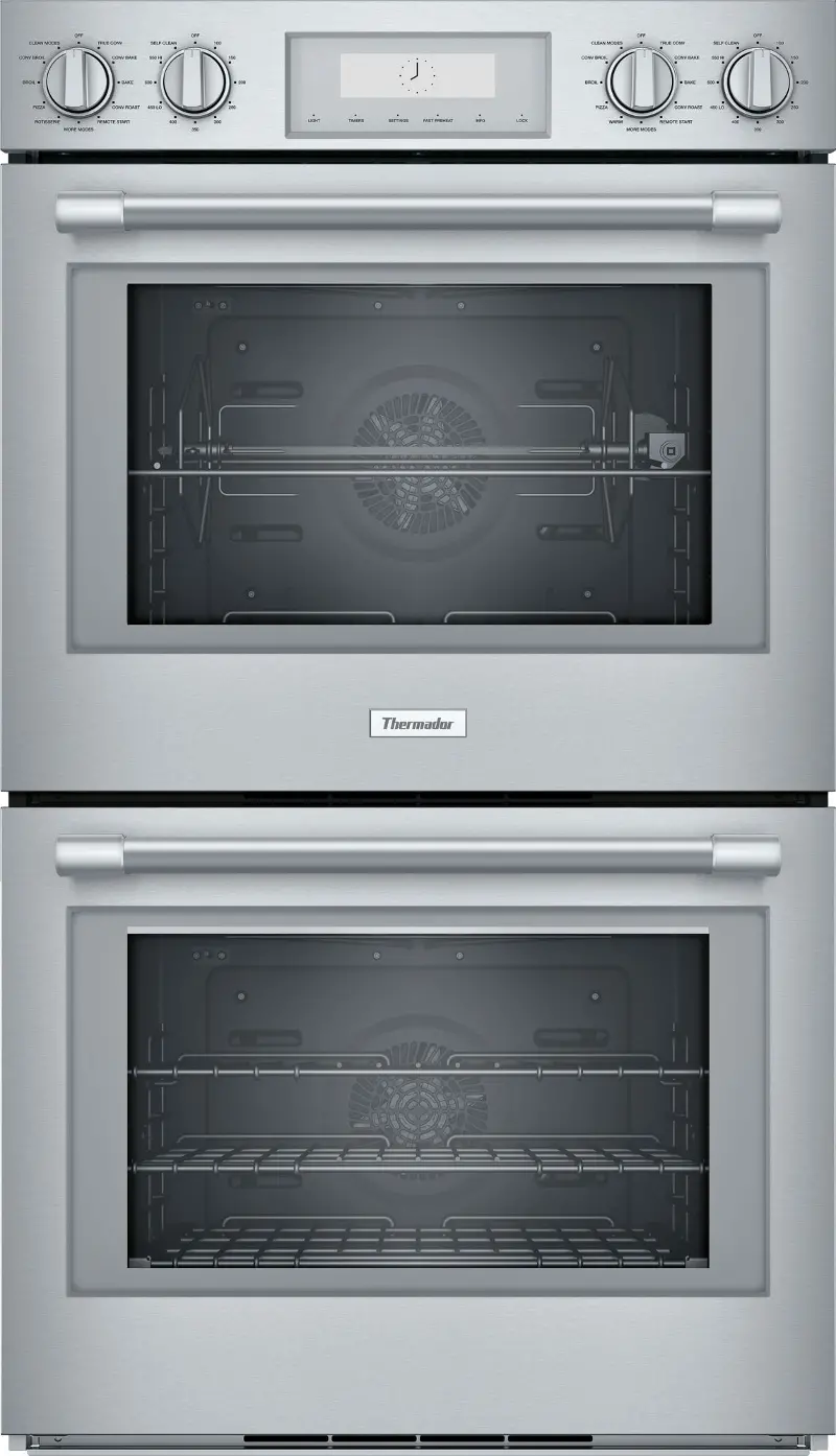 Thermador 7.3 cu ft Double Wall Oven - Stainless Steel 30 Inch
