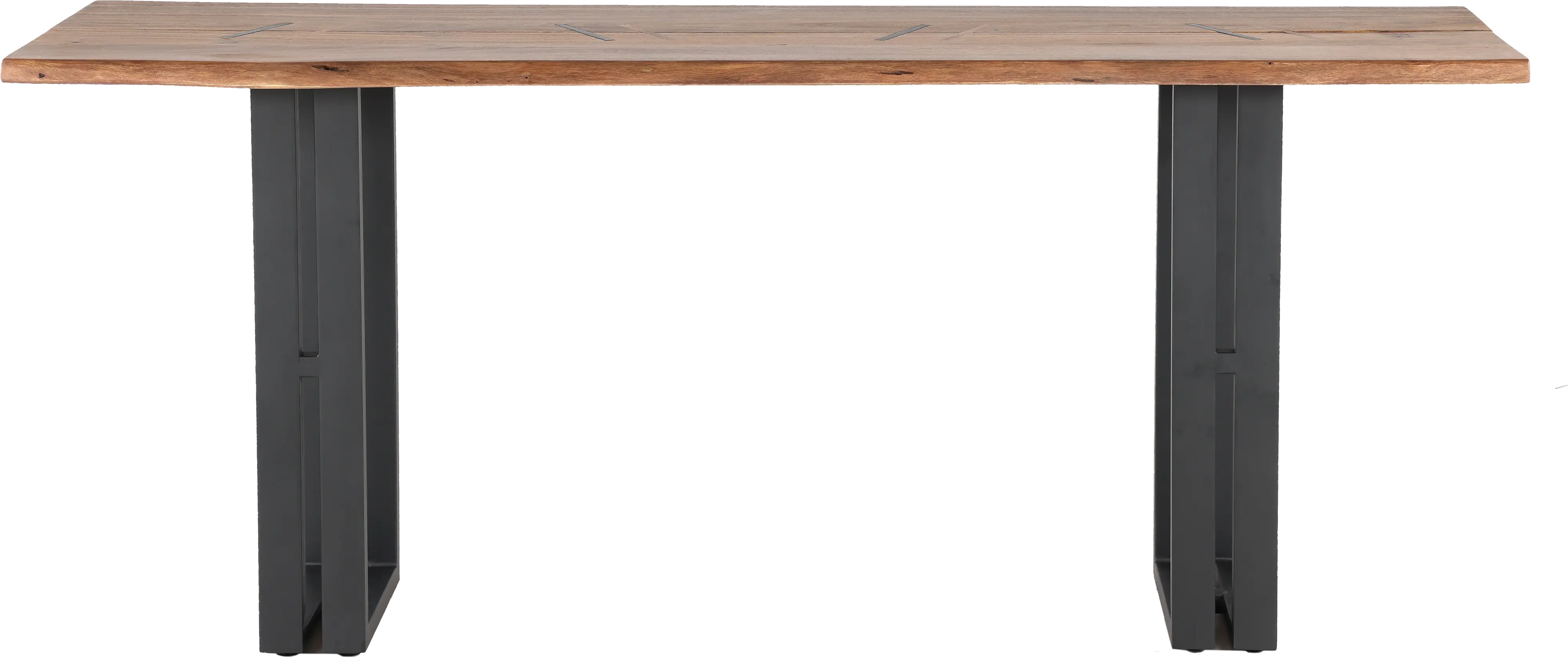Copenhagen Natural Live Edge Sofa Table-8