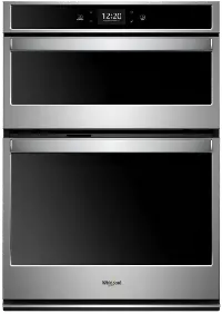 WOC75EC0HS Whirlpool 6.4 cu ft Combination Wall Oven - Stainless Steel 30 Inch