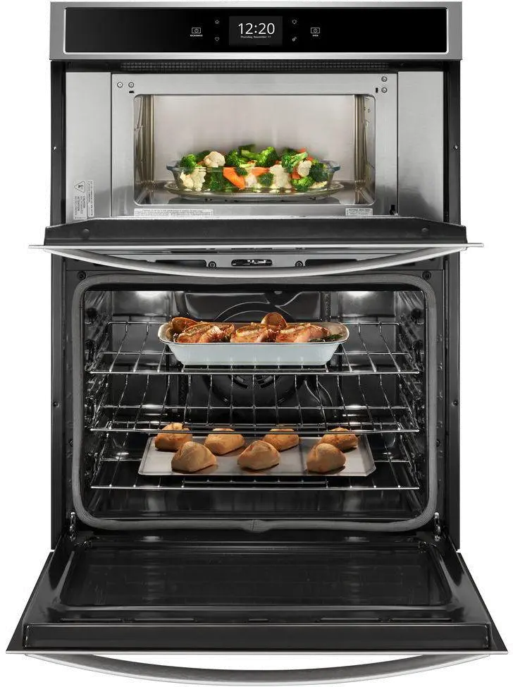 WOC75EC0HS Whirlpool 6.4 cu ft Combination Wall Oven - Stainless Steel 30 Inch-3