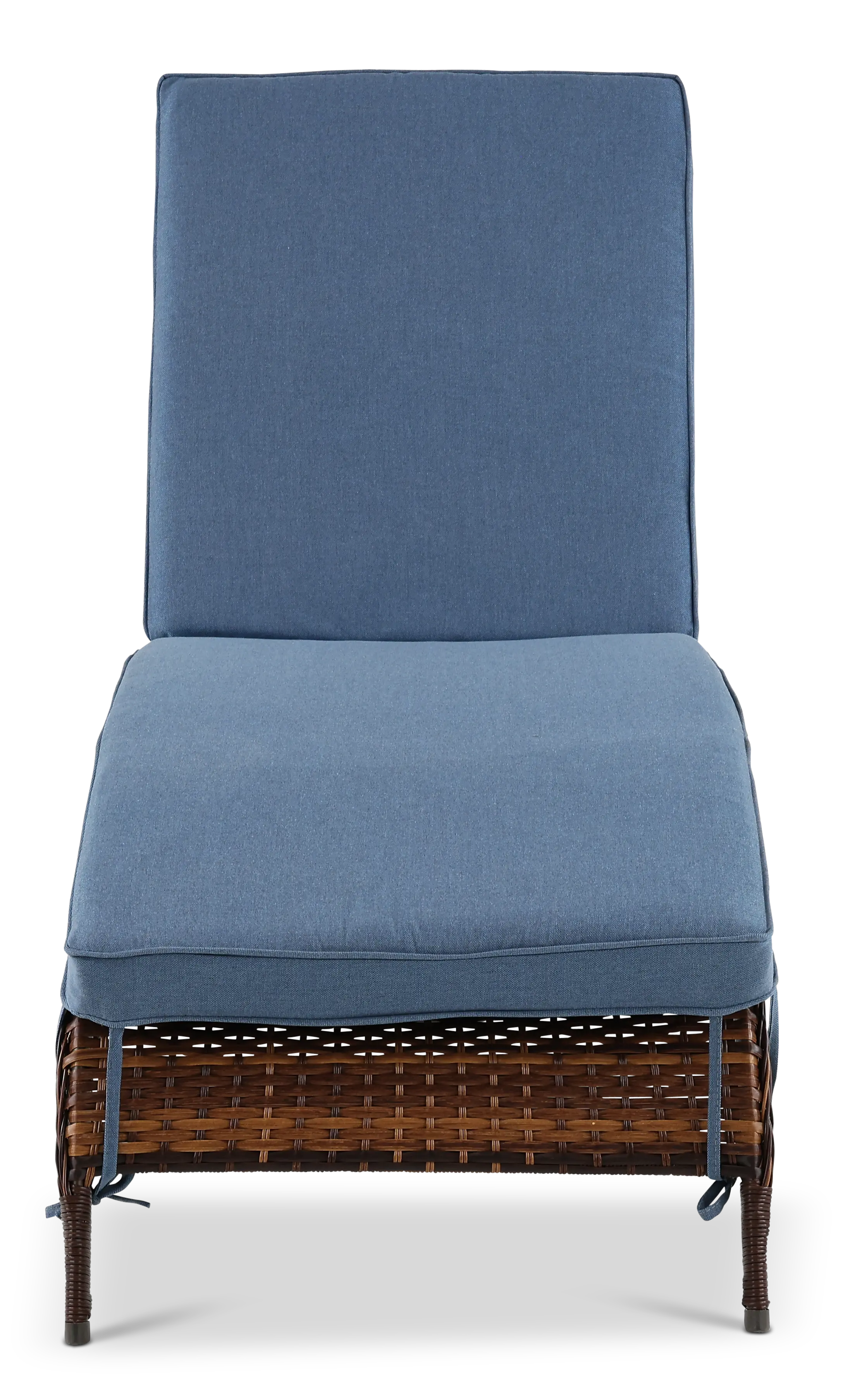 Appia Light Blue Patio Chaise Lounge-5